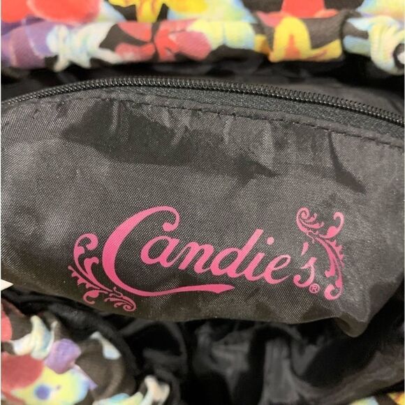 Candies Floral Sequin Backpack Retro New - Picture 3 of 5